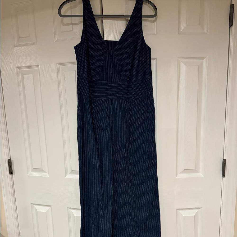 Linen Jumpsuit cropped wide leg from Banana Republic Outlet
